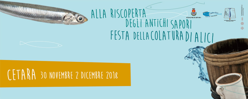 banner festa della colatura di alici 2018